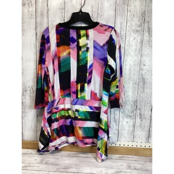 GOTH Y2K INDIE NORMCORE GORPCORE FISHERMAN Lynn Ritchie Silver Women Top Small - Picture 2 of 5